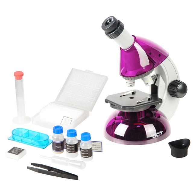 Микроскоп Микромед Атом 40x-640x (аметист) Микроскоп Микромед Атом 40x-640x (аметист)