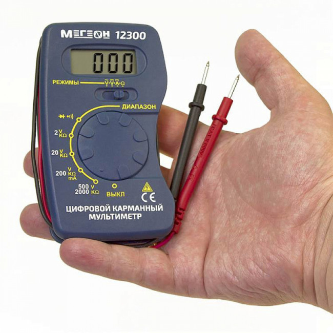 Мультиметр цифровой МЕГЕОН 12300 Мультиметр цифровой МЕГЕОН 12300