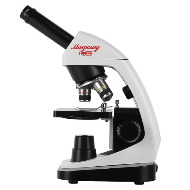Микроскоп школьный Микромед Эврика 40x-1600x (вар. 3) с видеоокуляром Микроскоп школьный Микромед Эврика 40x-1600x (вар. 3) с видеоокуляром