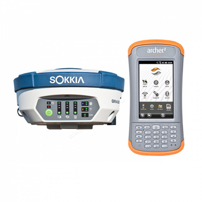 Комплект геодезического спутникового приемника GRX2 с контроллером Archer2 Комплект геодезического спутникового приемника GRX2 с контроллером Archer2
