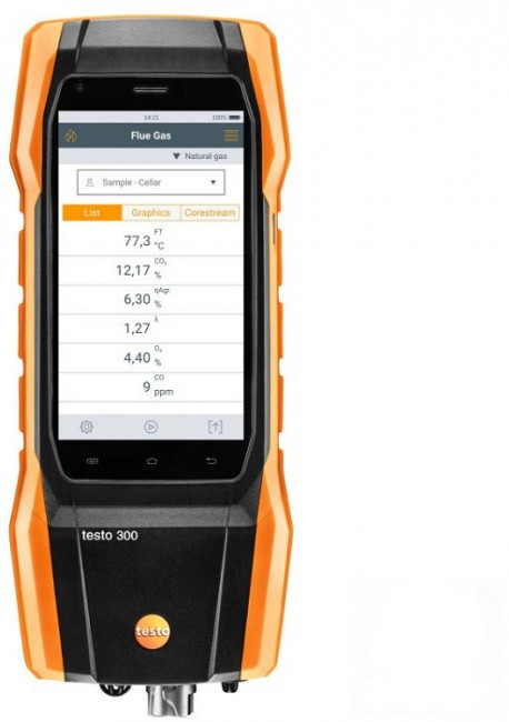 Комплект Testo 300 Longlife (NO, СО с H2-компенсацией  до 30 000 ppm) Комплект Testo 300 Longlife (NO, СО с H2-компенсацией  до 30 000 ppm)