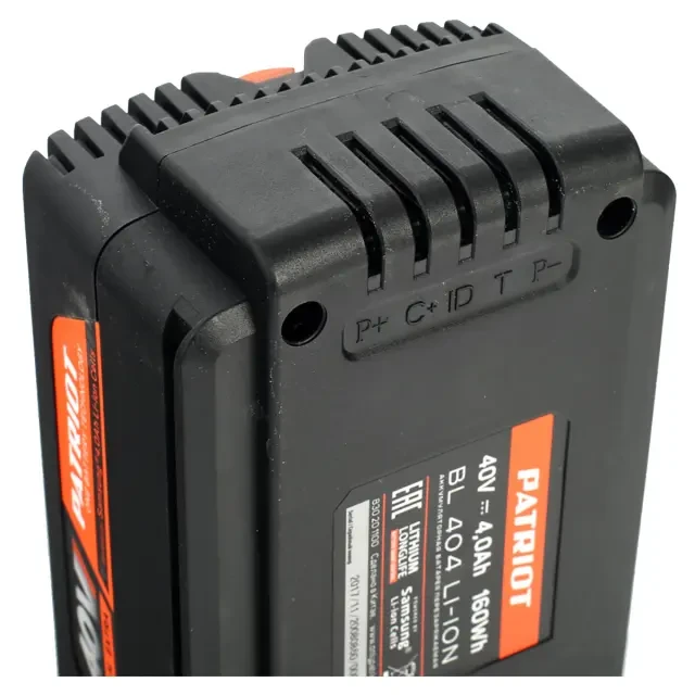 Батарея аккумуляторная Patriot BL 404 (40 В, 4 А*ч) Батарея аккумуляторная Patriot BL 404 (40 В, 4 А*ч)