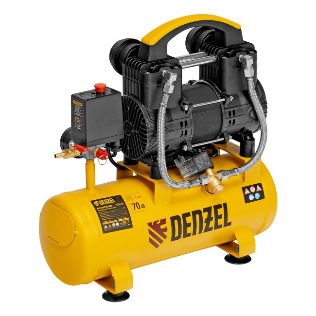 Компрессор безмасляный малошумный DLP-950/10 Denzel