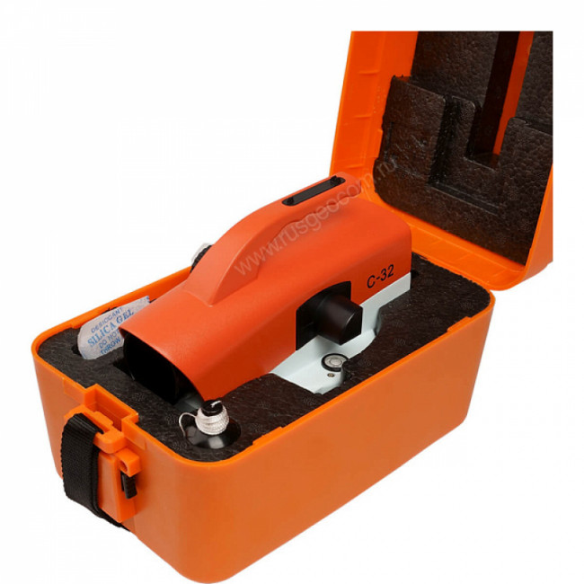 Комплект оптический нивелир RGK C-32 с поверкой + штатив S6-N + рейка AMO S5