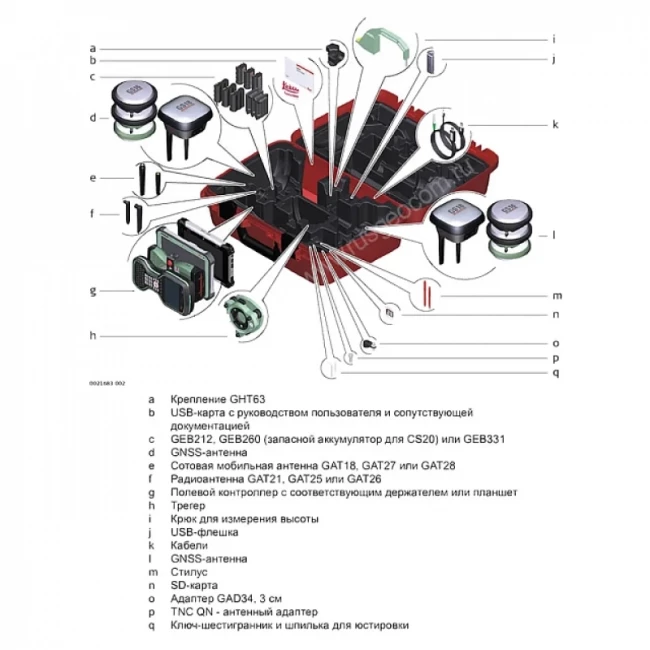 Комплект GNSS-приемника ровера SmartLink fill до SmartLink (GS18)SM)