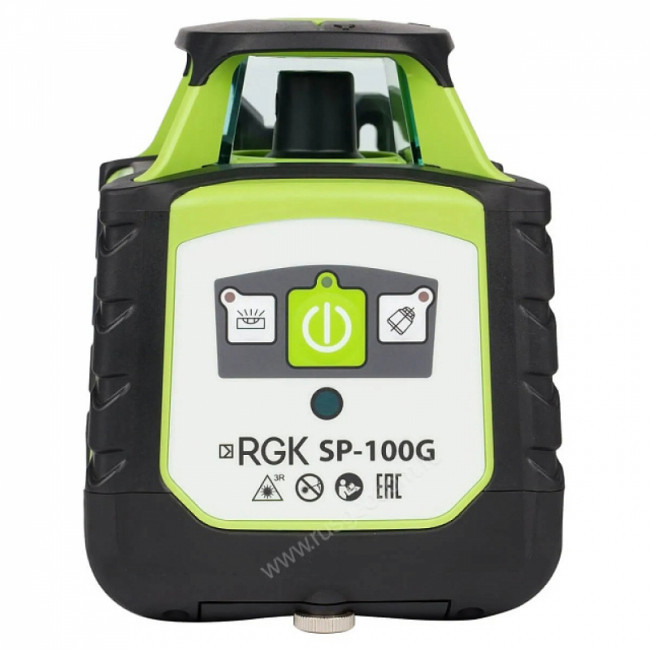 Комплект: ротационный нивелир RGK SP-100G + штатив RGK SH-170, рейка RGK LR-2