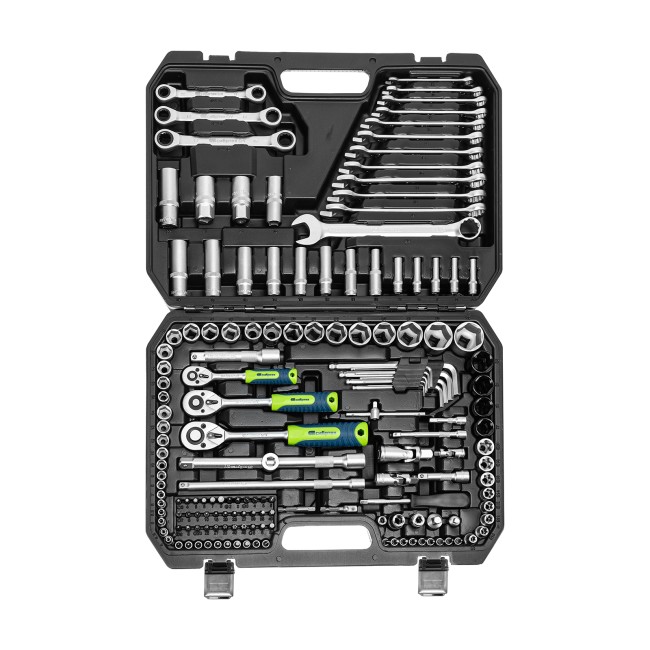 Набор инструментов 1/2", 3/8", 1/4" 160 предметов Сибртех