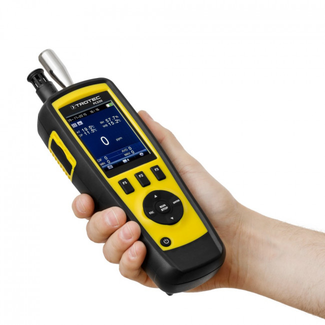 Анализатор пыли Trotec PC220 с измерением формальдегида, угарного газа, микроклимата Анализатор пыли Trotec PC220 с измерением формальдегида, угарного газа, микроклимата