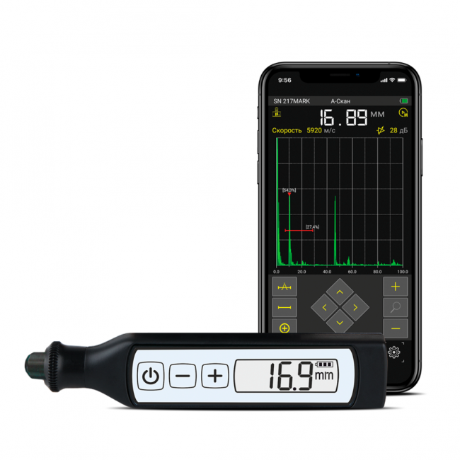 Ультразвуковой толщиномер А1207U базовый комплект Ультразвуковой толщиномер А1207U базовый комплект