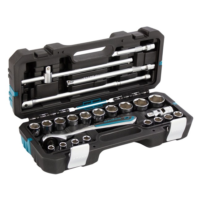 Набор инструментов 1/2", CrV 24 предмета Gross Набор инструментов 1/2", CrV 24 предмета Gross