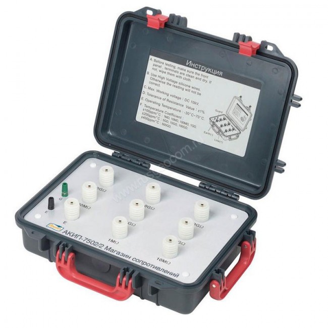 Магазин сопротивлений АКИП-7502/2