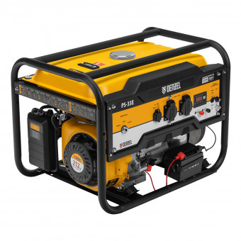 Генератор бензиновый PS-33E, 3.3 кВт Denzel