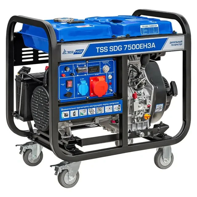 Дизельный генератор TSS SDG 7500EH3A (200027) Дизельный генератор TSS SDG 7500EH3A (200027)