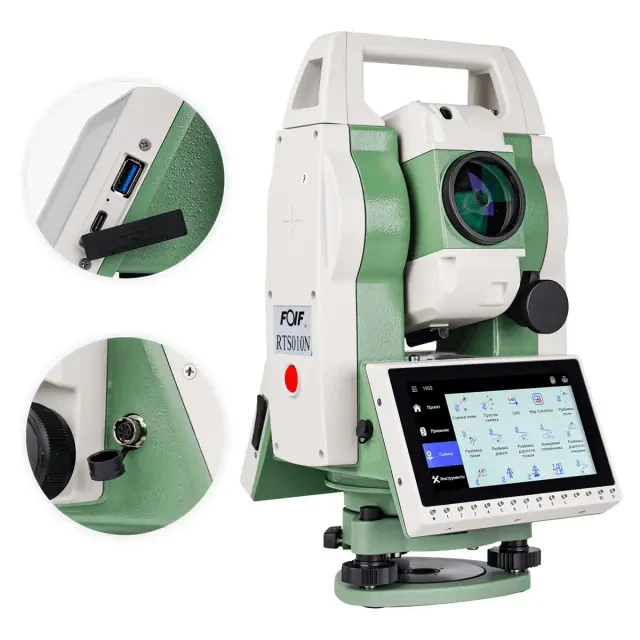 Электронный тахеометр FOIF RTS010N (R1000, 1") с ОС Android Электронный тахеометр FOIF RTS010N (R1000, 1") с ОС Android