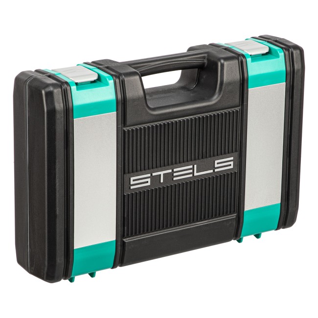 Набор инструментов 1/2", 1/4" CrV 69 предметов Stels Набор инструментов 1/2", 1/4" CrV 69 предметов Stels