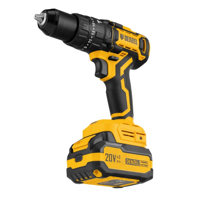 Дрель-шуруповерт аккумуляторная ударная CIDH-BL-20 Denzel