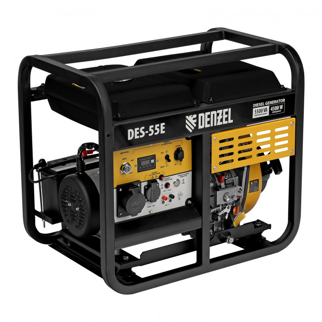 Генератор дизельный DES-55E, 5,5 кВт Denzel Генератор дизельный DES-55E, 5,5 кВт Denzel