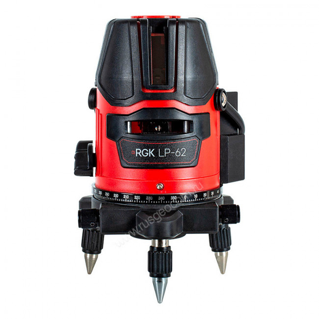 Комплект: лазерный уровень RGK LP-62 + штатив RGK LET-170