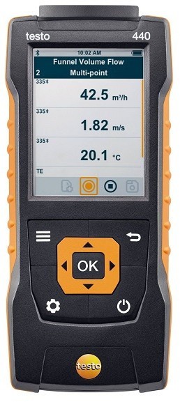 Прибор для параметров микроклимата Testo 440dP Прибор для параметров микроклимата Testo 440dP