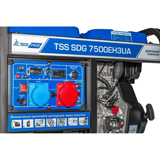 Дизельный генератор TSS SDG 7500EH3UA Дизельный генератор TSS SDG 7500EH3UA