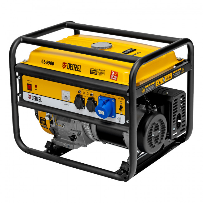 Генератор бензиновый GE 8900, 8.5 кВт Denzel