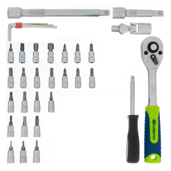 Набор инструментов 1/4" 56 предметов Сибртех