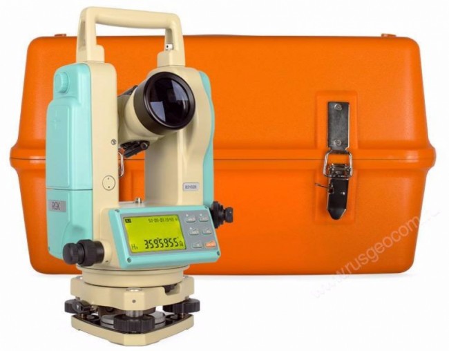 Электронный теодолит RGK T-02 с лазерным целеуказателем с поверкой