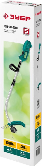 Электрический триммер ТCB-38-1300 ЗУБР Электрический триммер ТCB-38-1300 ЗУБР