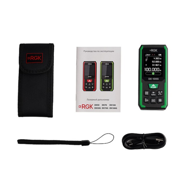 Лазерный дальномер RGK DX-100G