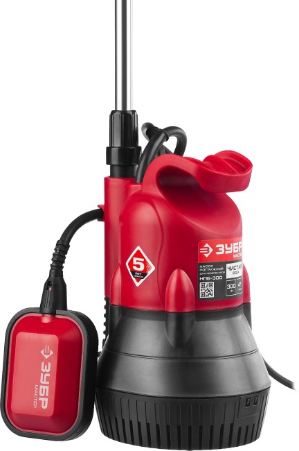 Дренажный насос для резервуаров (бочковой) НПБ-300 ЗУБР 300 Вт Дренажный насос для резервуаров (бочковой) НПБ-300 ЗУБР 300 Вт