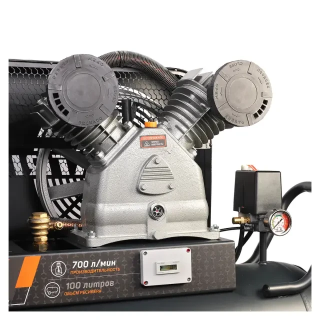 Компрессор поршневой ременной Patriot KRX 700 L100 D Компрессор поршневой ременной Patriot KRX 700 L100 D