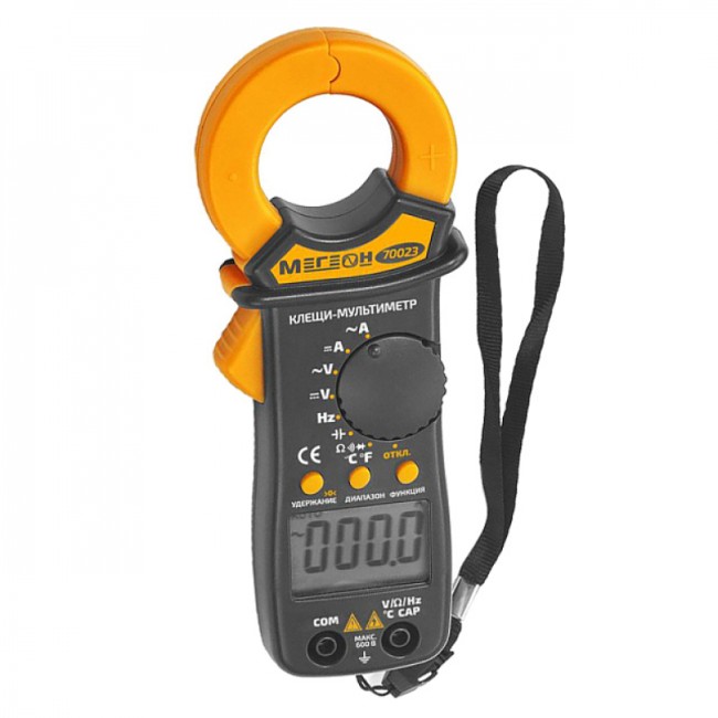 Цифровые токоизмерительные клещи МЕГЕОН 70023 Цифровые токоизмерительные клещи МЕГЕОН 70023
