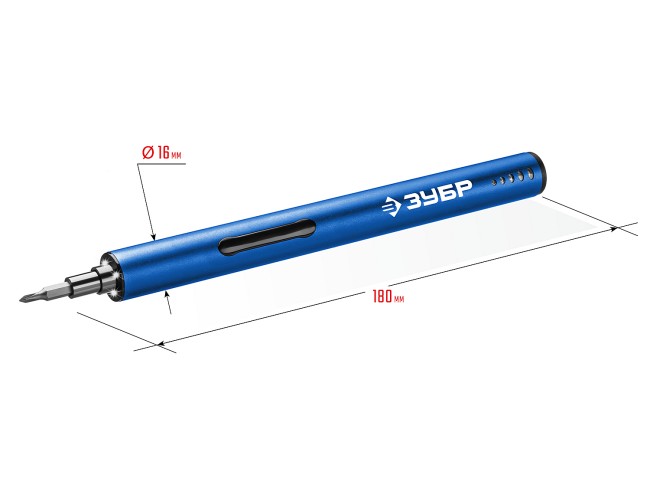 Аккумуляторная отвертка для точных работ ОТР-4 Н20 ЗУБР Аккумуляторная отвертка для точных работ ОТР-4 Н20 ЗУБР