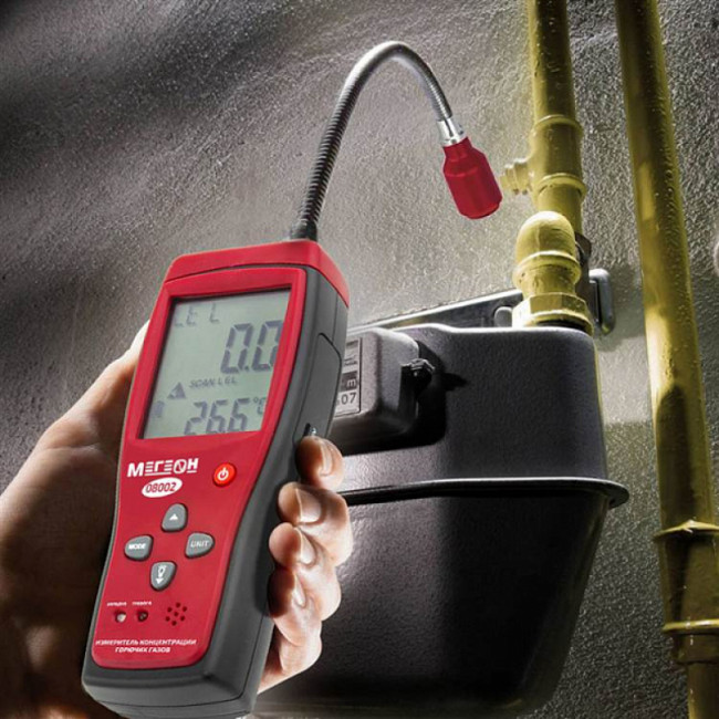 Измеритель концентрации горючих газов МЕГЕОН 08002 Измеритель концентрации горючих газов МЕГЕОН 08002