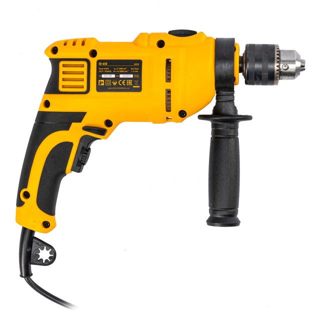 Дрель ударная ID-650 Denzel