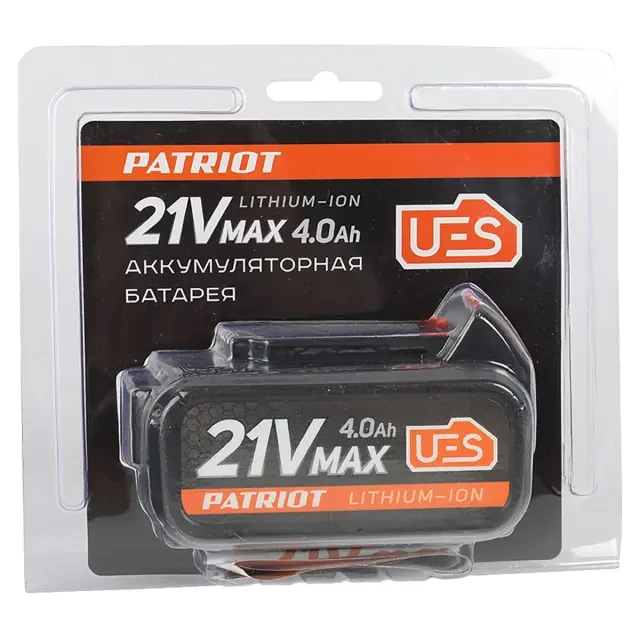Батарея аккумуляторная Patriot BR 21 V Max Pro UES (21 В, 4 А*ч, Li-ion)