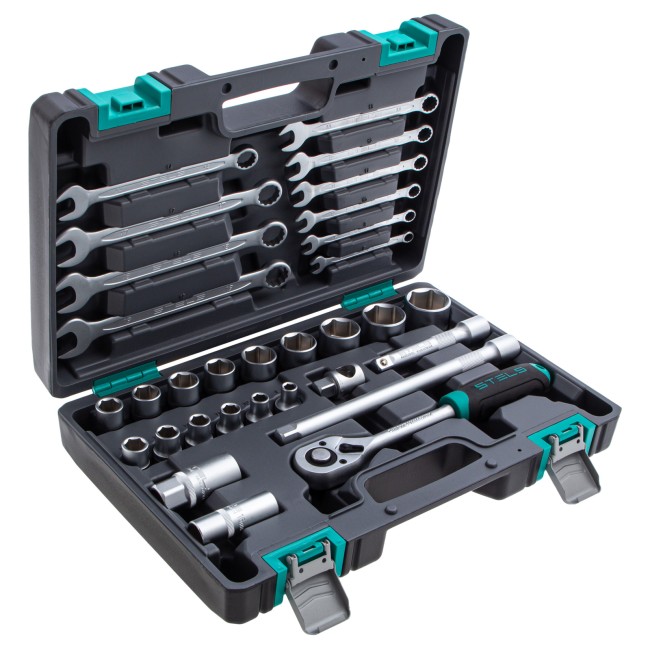 Набор инструментов, 1/2", CrV 31 предмет Stels