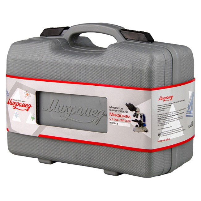 Микроскоп Микромед С-11 (вар. 2ВА LED) в кейсе Микроскоп Микромед С-11 (вар. 2ВА LED) в кейсе