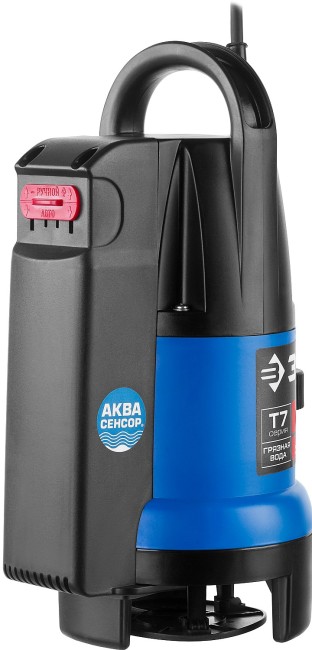 Дренажный насос для грязной воды Профессионал НПГ-Т7-400 ЗУБР АкваСенсор 400 Вт