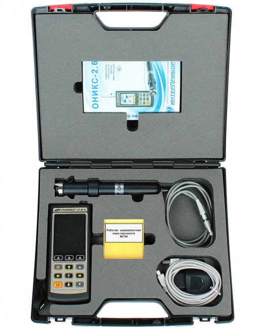 Электронный склерометр ОНИКС-2.5 версия 1 со встроенным пирометром Электронный склерометр ОНИКС-2.5 версия 1 со встроенным пирометром