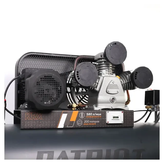 Компрессор поршневой ременной Patriot KRX 580 L200 D
