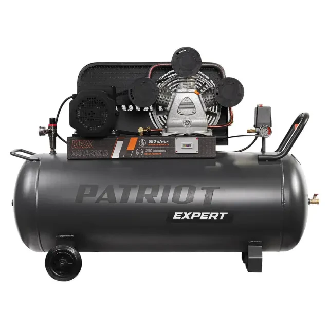 Компрессор поршневой ременной Patriot KRX 580 L200 D