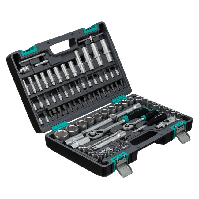 Набор инструментов 1/2", 1/4", CrV 94 предмета Stels