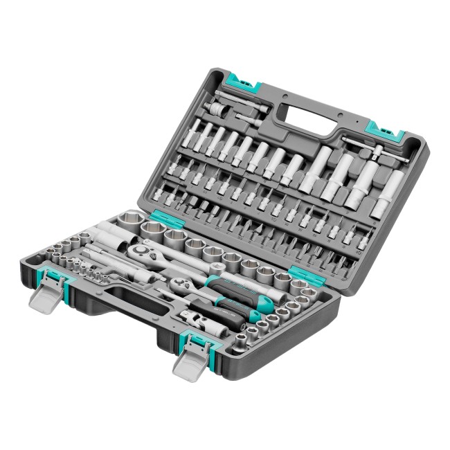 Набор инструментов 1/2", 1/4", CrV 94 предмета Stels