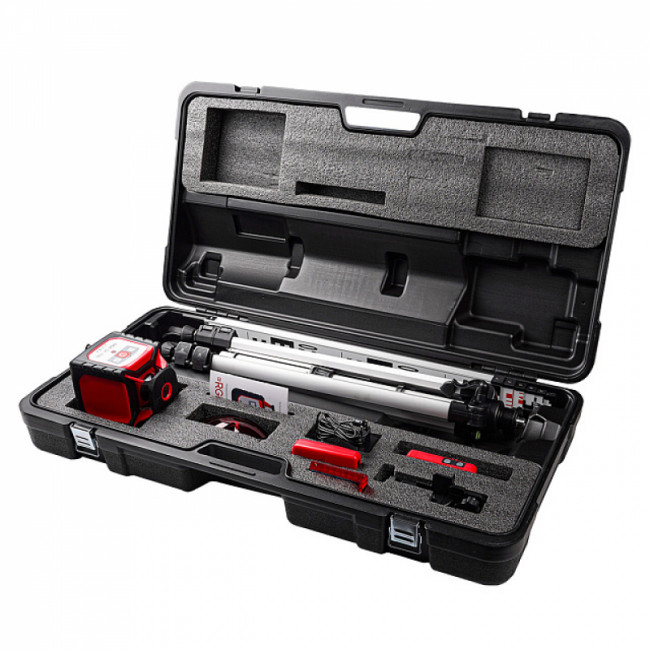 Комплект ротационного нивелира с элевационным штативом RGK SP-100 COMBO