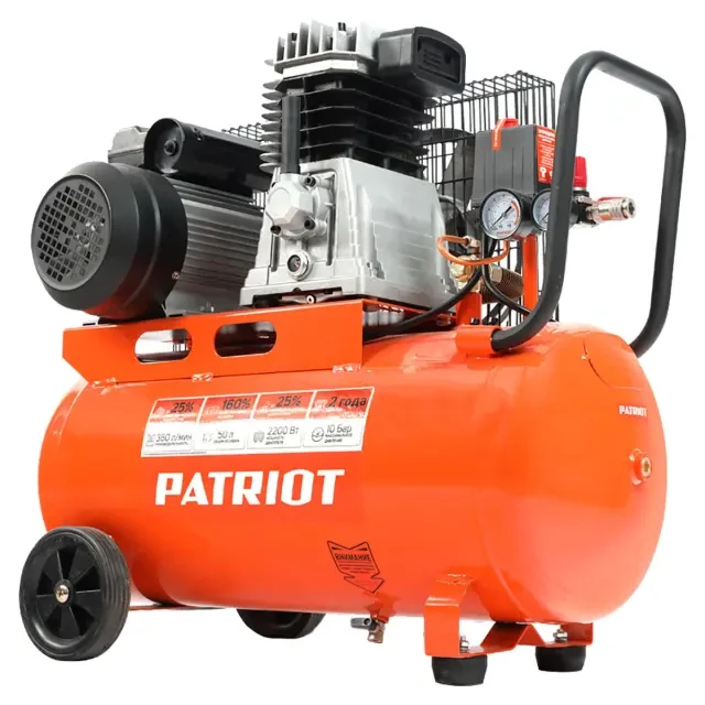 Компрессор поршневой ременной Patriot PTR 50-360I